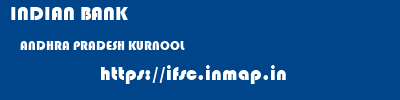 INDIAN BANK  ANDHRA PRADESH KURNOOL    ifsc code